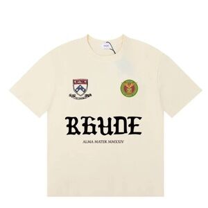 Rhude Cream Short Sleeve Tee